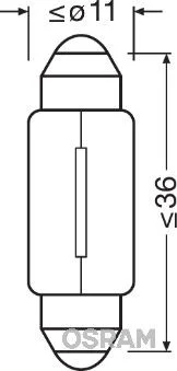 Lâmpada, luz interior ams-OSRAM 6461