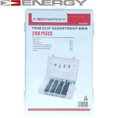 Retaining Clip Set, body ENERGY NE00761