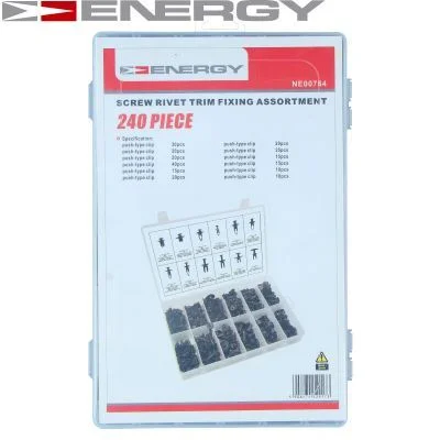 Assortment, clips ENERGY NE00764