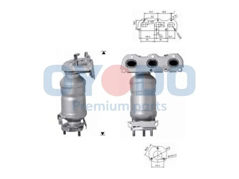 Catalytic Converter Oyodo 10N0002-OYO