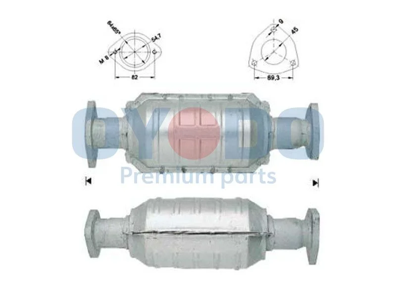 Catalytic Converter Oyodo 10N0003-OYO