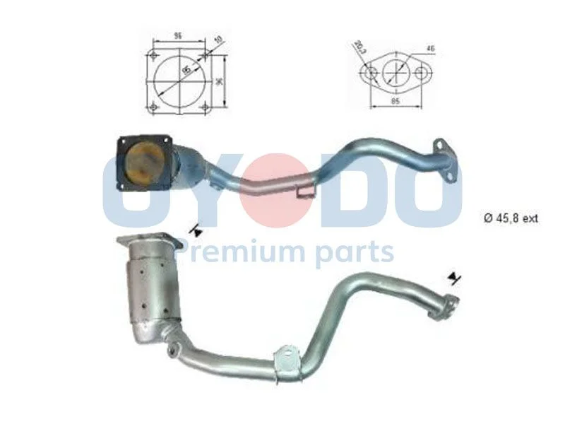 Catalytic Converter Oyodo 10N0038-OYO