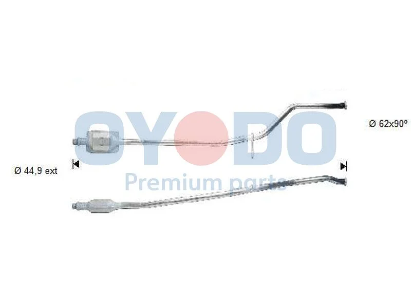 Catalytic Converter Oyodo 10N0051-OYO