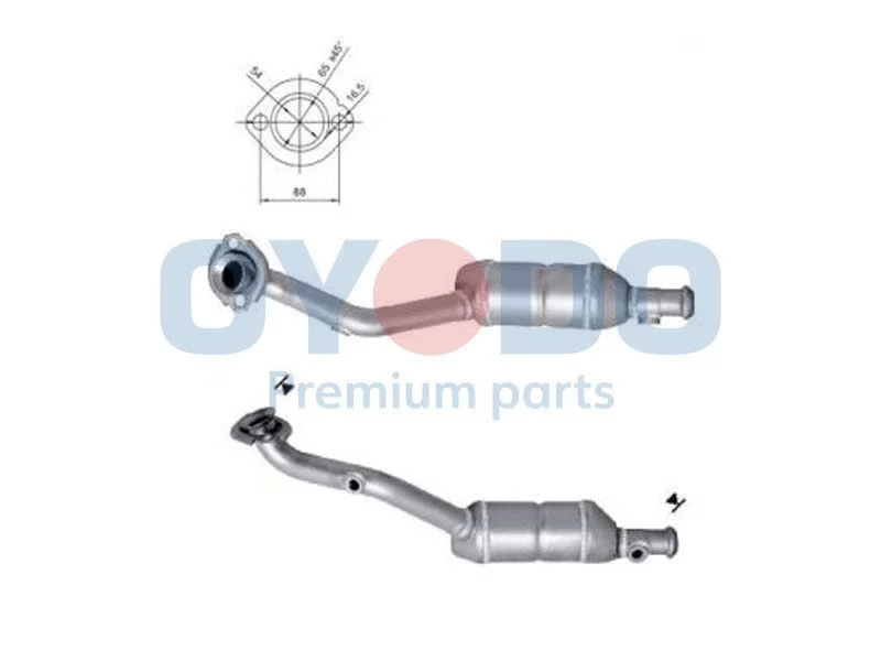 Catalytic Converter Oyodo 10N0053-OYO