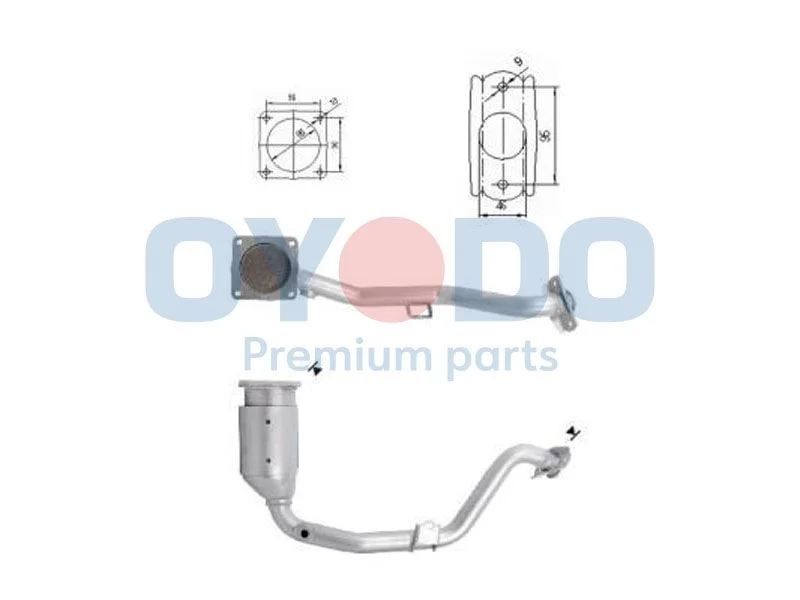 Catalytic Converter Oyodo 10N0069-OYO