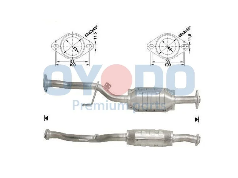 Catalytic Converter Oyodo 10N0079-OYO