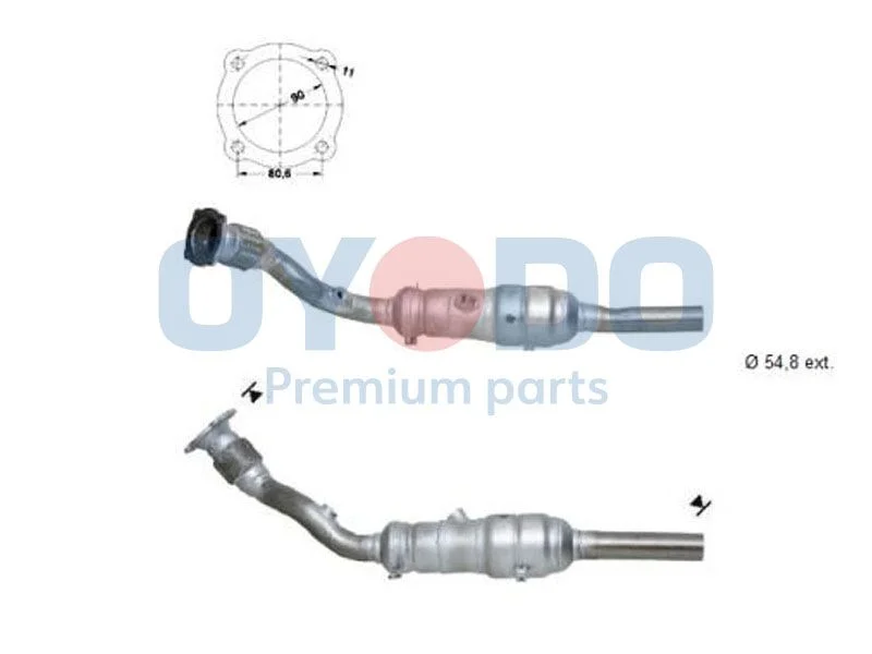 Catalytic Converter Oyodo 10N0100-OYO