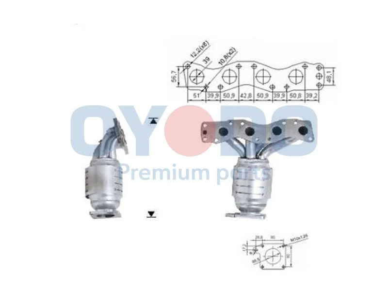 Catalytic Converter Oyodo 10N0159-OYO