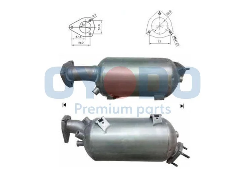 Soot/Particulate Filter, exhaust system Oyodo 20N0005-OYO