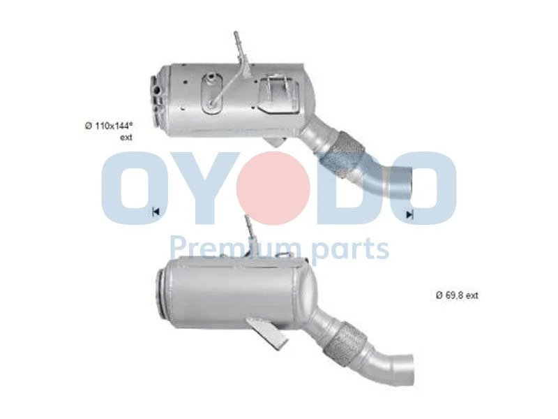 Soot/Particulate Filter, exhaust system Oyodo 20N0011-OYO