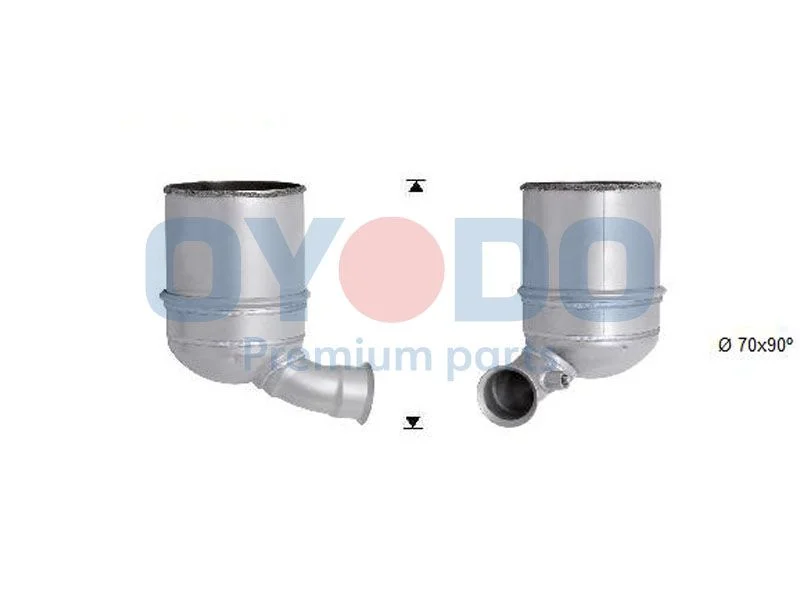 Soot/Particulate Filter, exhaust system Oyodo 20N0014-OYO