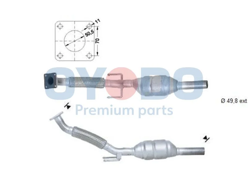 Catalytic Converter Oyodo 20N0024-OYO