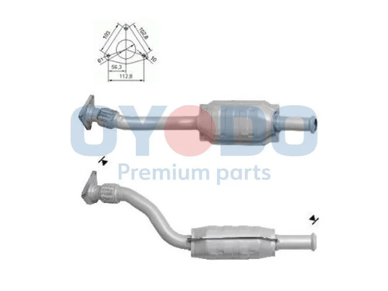 Catalytic Converter Oyodo 20N0051-OYO
