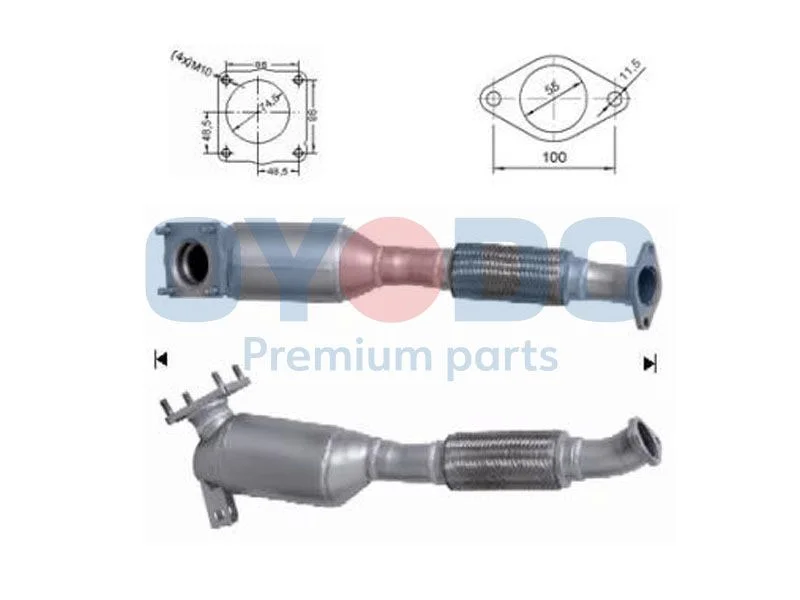 Catalytic Converter Oyodo 20N0094-OYO