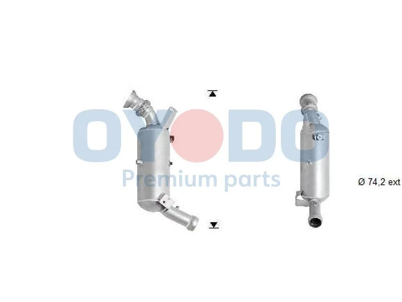 Soot/Particulate Filter, exhaust system Oyodo 20N0106-OYO
