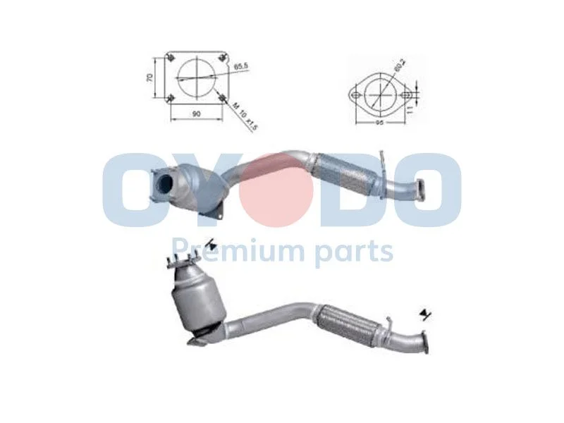 Catalytic Converter Oyodo 20N0118-OYO