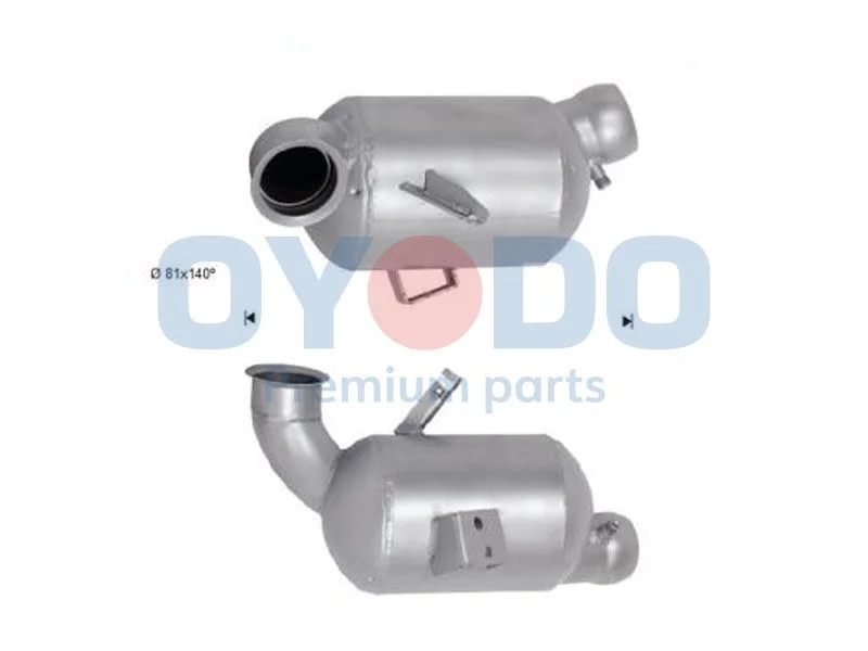 Filtro de partículas de fuligem, sistema de escape Oyodo 20N0150-OYO