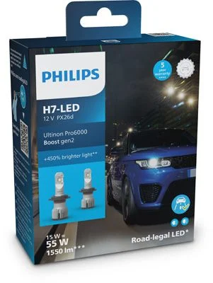 Lâmpada, farol de busca PHILIPS ZAROWKI 11972U60B2X2