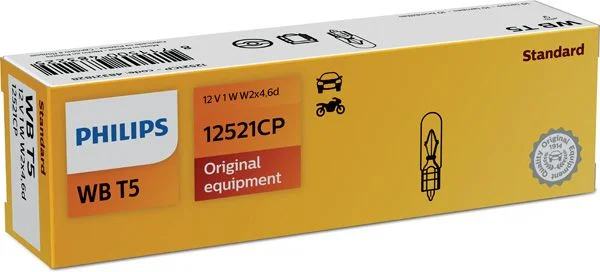 Lâmpada, luz interior PHILIPS 12521CP