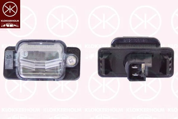 Valstybinio numerio apšvietimas KLOKKERHOLM 05500850