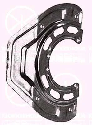 Splash Guard, brake disc KLOKKERHOLM 5077379