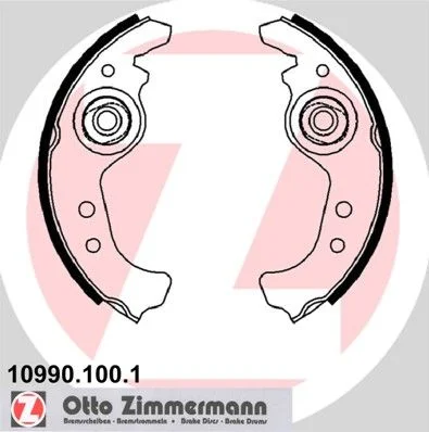 Brake Shoe Set ZIMMERMANN 10990.100.1