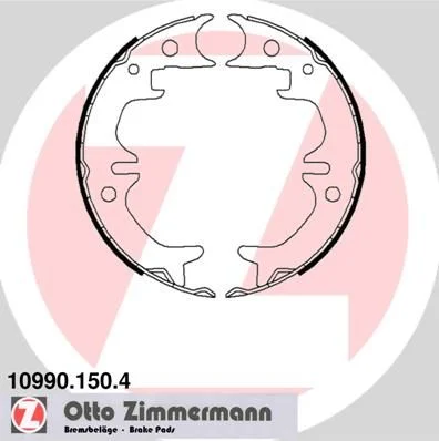 Conjunto de sapatas de travão, travão de estacionamento ZIMMERMANN 10990.150.4