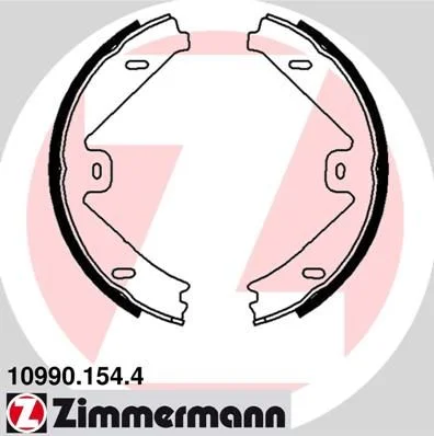 Conjunto de sapatas de travão, travão de estacionamento ZIMMERMANN 10990.154.4