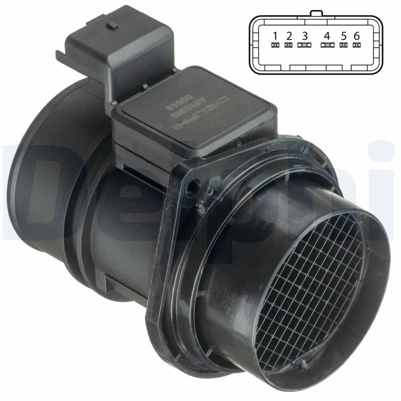 Sensor de Fluxo de Massa de Ar DELPHI AF10369-12B1