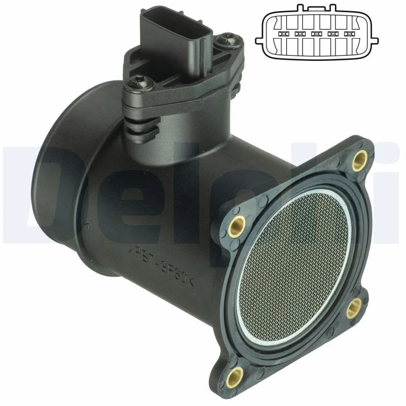 Sensor de Fluxo de Massa de Ar DELPHI AF10371-12B1