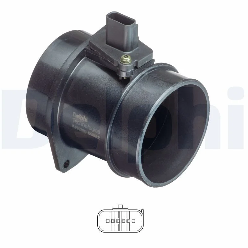 Sensor de Fluxo de Massa de Ar DELPHI AF10380-12B1