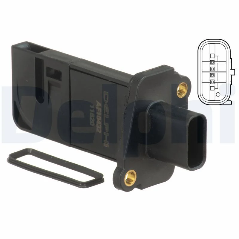 Sensor de Fluxo de Massa de Ar DELPHI AF10432-12B1