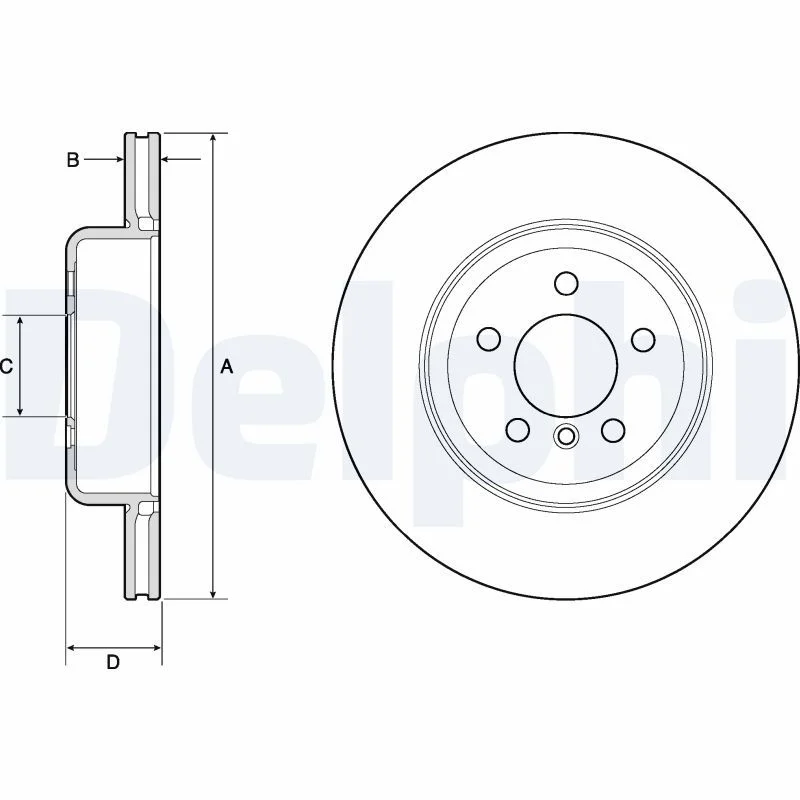 Brake Disc DELPHI BG4752C