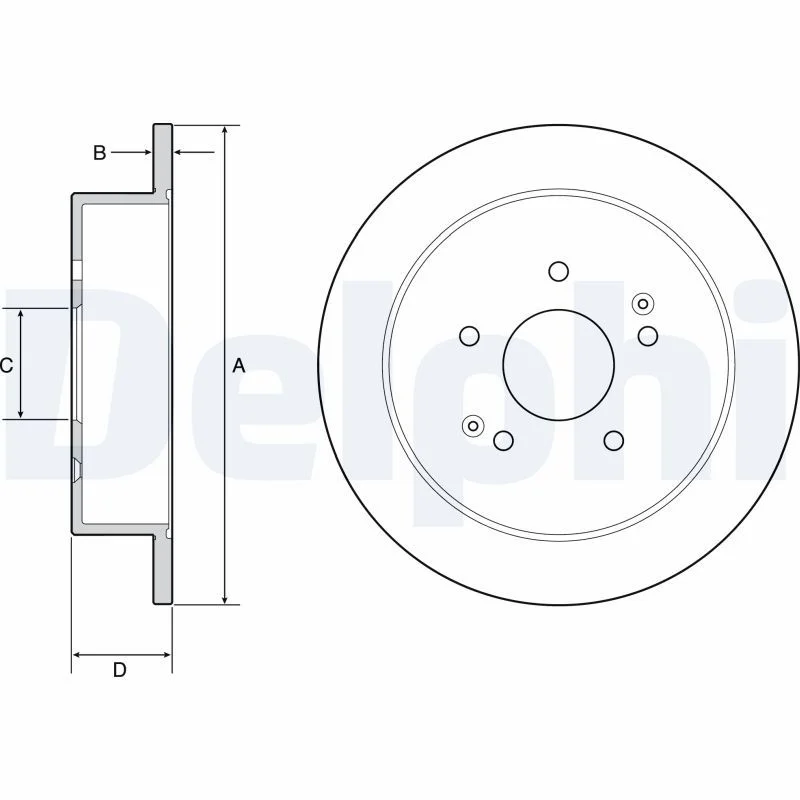 Brake Disc DELPHI BG4940C
