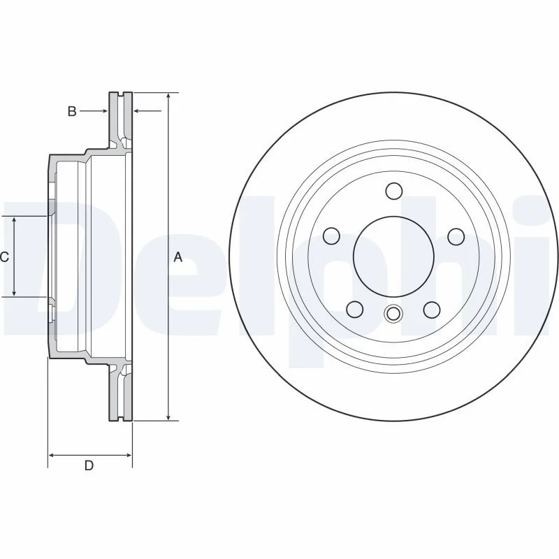 Brake Disc DELPHI BG4946C