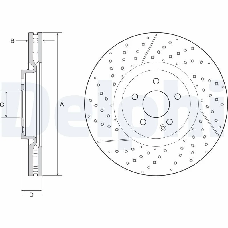 Brake Disc DELPHI BG9229C