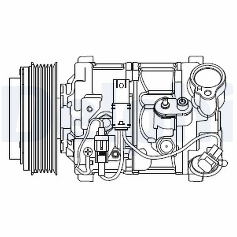 Compressor, ar condicionado DELPHI CS20545