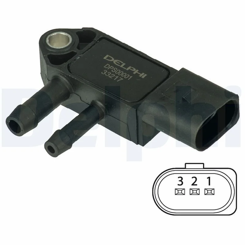 Sensor, pressão de escape DELPHI DPS00001