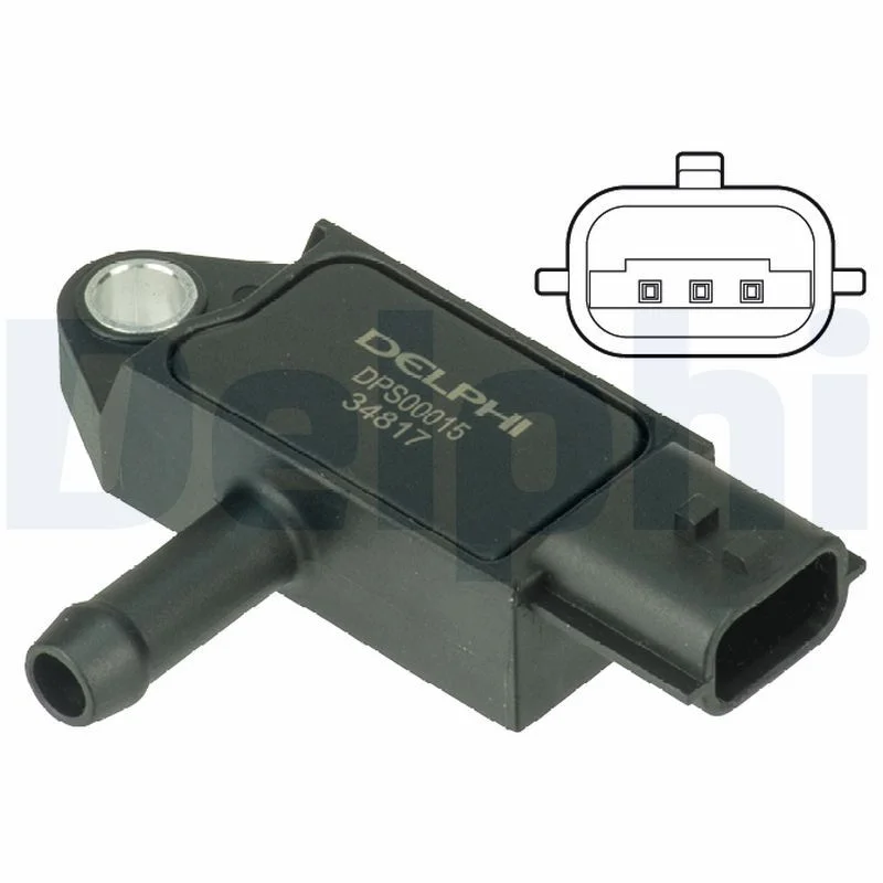Sensor, pressão de escape DELPHI DPS00015