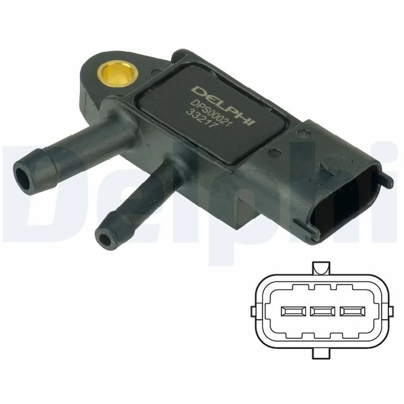 Sensor, exhaust pressure DELPHI DPS00021