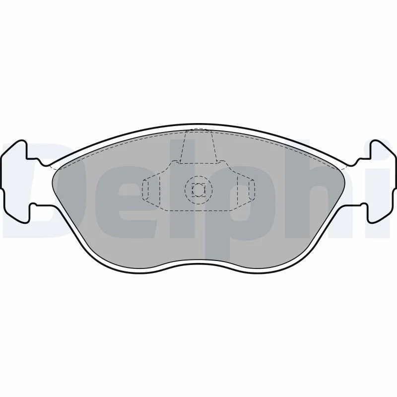 Brake Pad Set, disc brake DELPHI LP1443