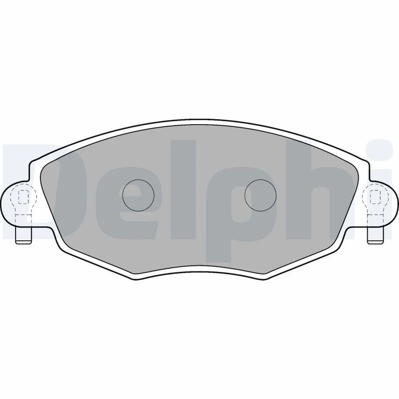 Brake Pad Set, disc brake DELPHI LP1533