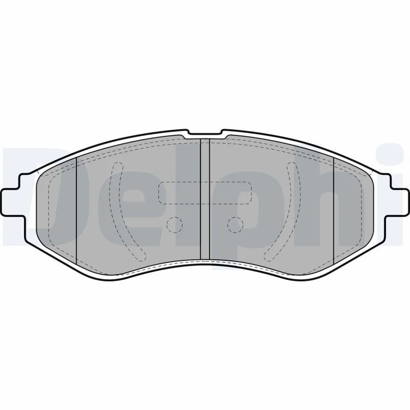 Brake Pad Set, disc brake DELPHI LP1895