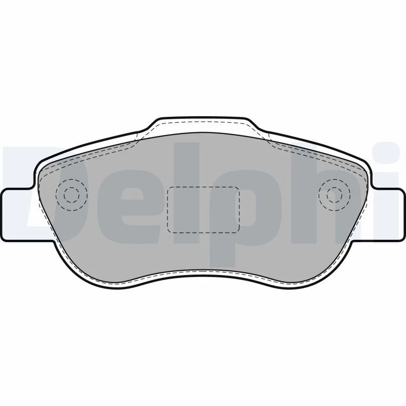 Brake Pad Set, disc brake DELPHI LP1929