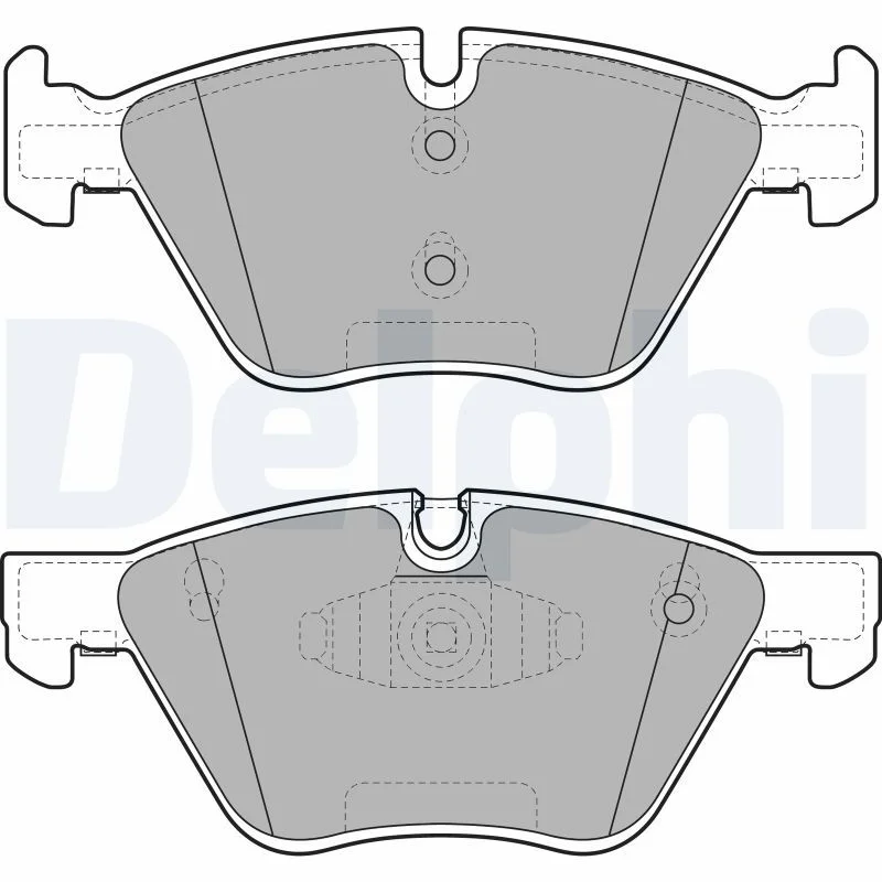 Brake Pad Set, disc brake DELPHI LP1960