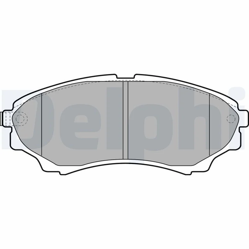 Conjunto de pastilhas de travão de disco DELPHI LP2036