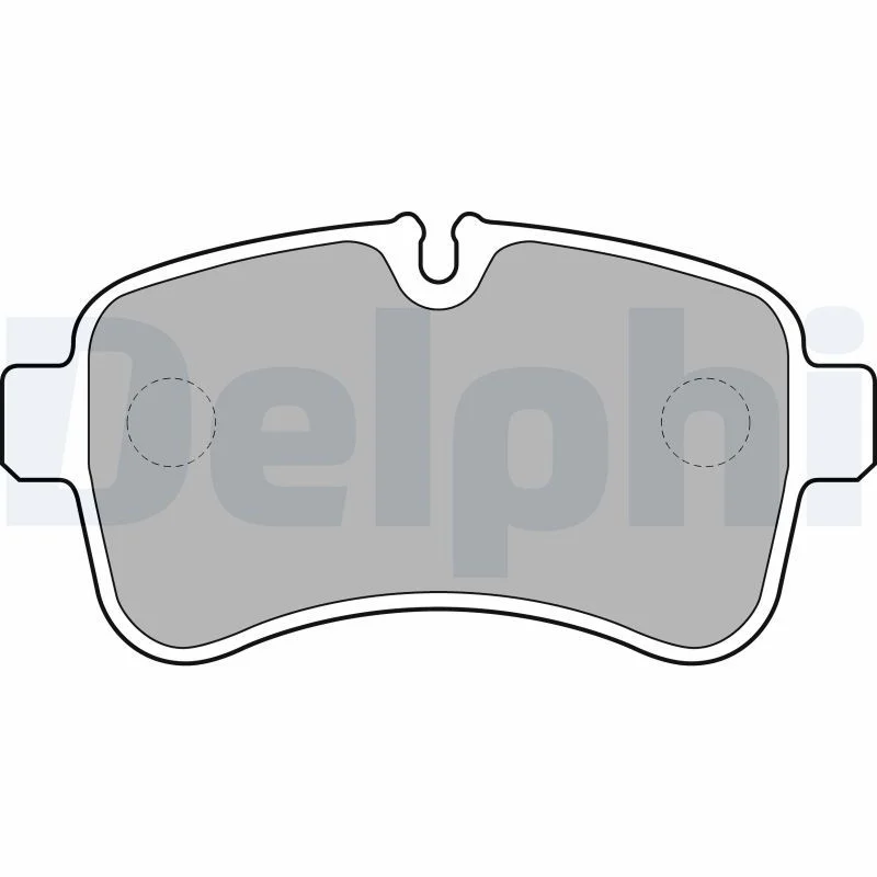 Conjunto de pastilhas de travão de disco DELPHI LP2040