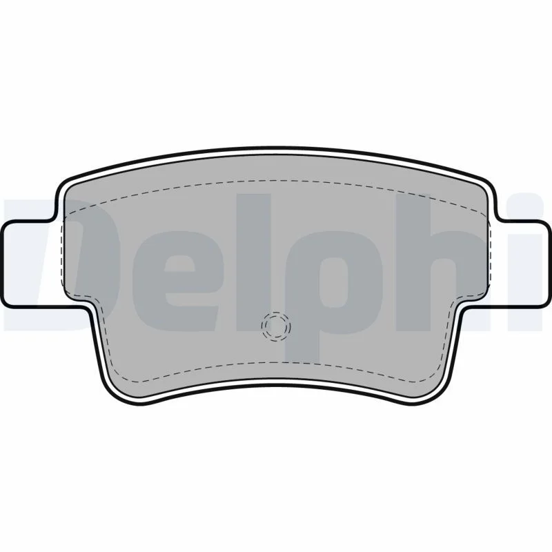 Brake Pad Set, disc brake DELPHI LP2055