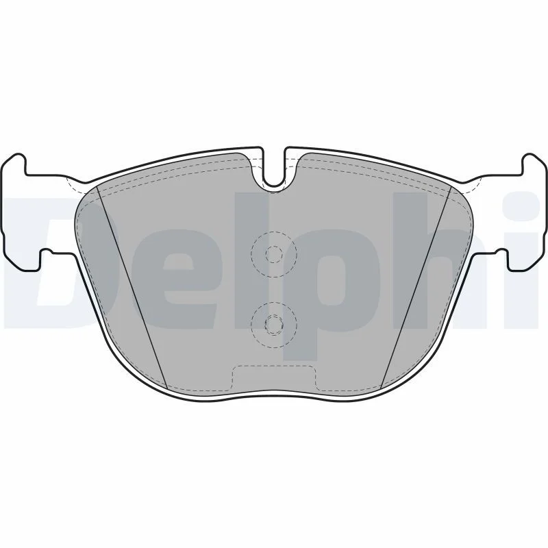 Brake Pad Set, disc brake DELPHI LP2090
