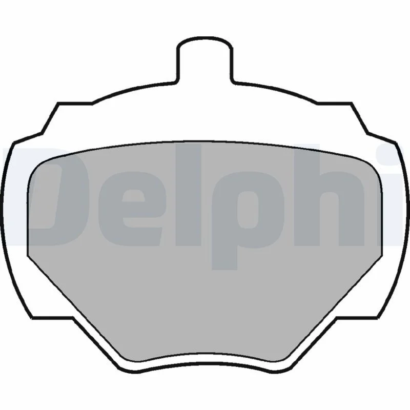 Brake Pad Set, disc brake DELPHI LP211